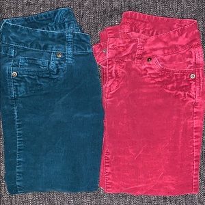 Bundle of Two Delia*s Morgan Corduroy Pants